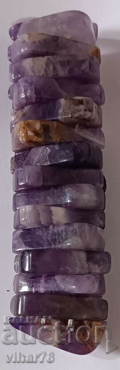 Auction  stretch bracelet with amethyst