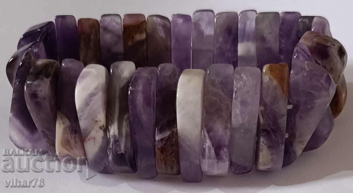 stretch bracelet with amethyst - 6 stretch bracelet with amethyst - 6