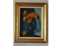 Painting still life vase with flowers, MBK, NA