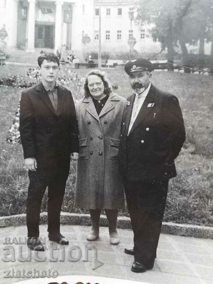 Old photo Kingdom of Bulgaria - aviator in front of Bankya bath with price 10.00 BGN | € 5.11 Old photo Kingdom of Bulgaria - aviator in front of Bankya bath with price 10.00 BGN | € 5.11
