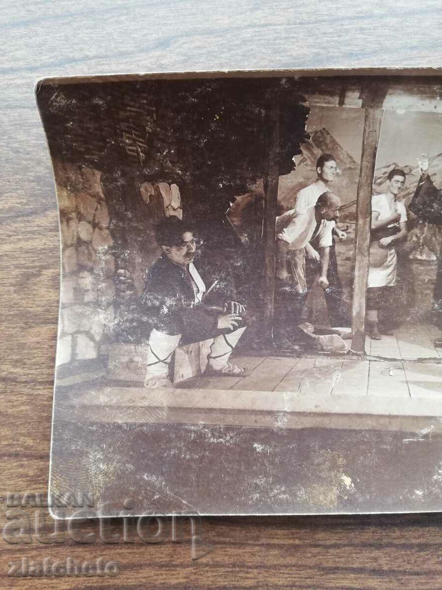 Auction Old photo Kingdom of Bulgaria - theater play before 1920 Auction Old photo Kingdom of Bulgaria - theater play before 1920