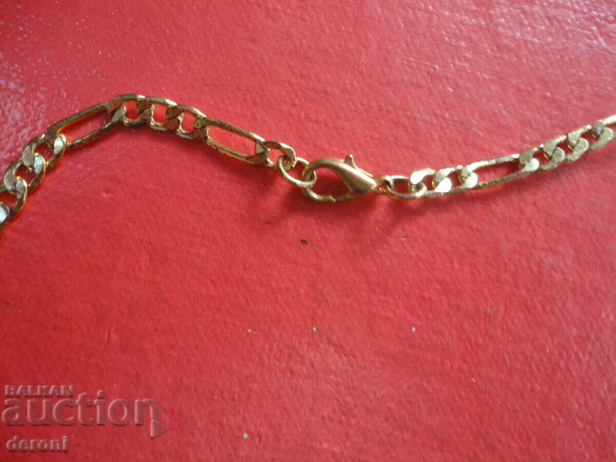 Auction Gold-plated necklace with Lina stones Auction Gold-plated necklace with Lina stones