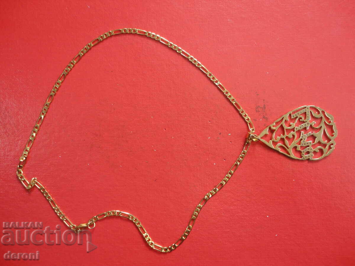 Delivery of Gold-plated necklace with Lina stones Delivery of Gold-plated necklace with Lina stones