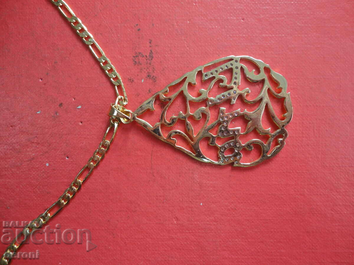 Gold-plated necklace with Lina stones - 5 Gold-plated necklace with Lina stones - 5