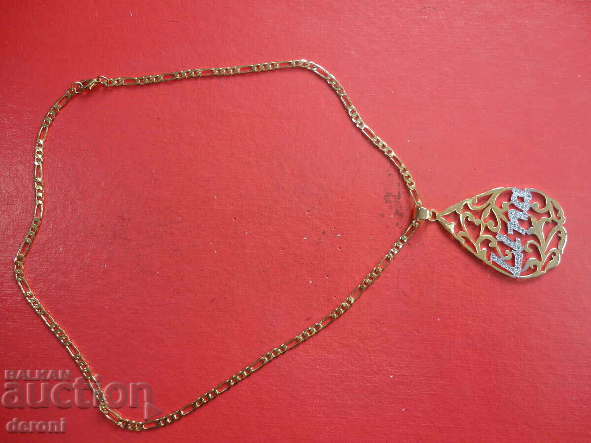 Gold-plated necklace with Lina stones - 7 Gold-plated necklace with Lina stones - 7