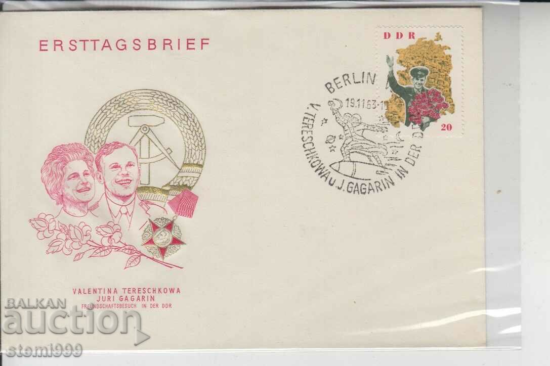 Plic poștal pentru prima zi Cosmos Gagarin Tereshkova