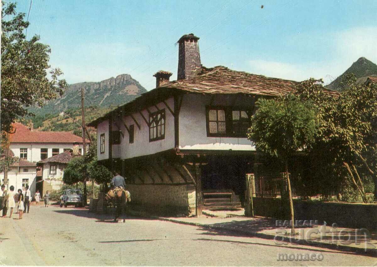Old card - Teteven, Old house