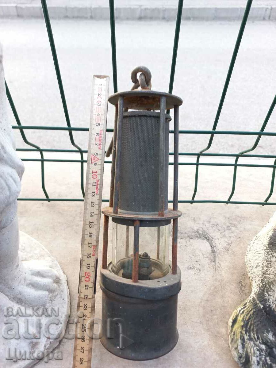 OLD MINER'S GAS LAMP WITH IGNITER - 7 OLD MINER'S GAS LAMP WITH IGNITER - 7