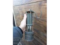 OLD MINER'S GAS LAMP WITH IGNITER