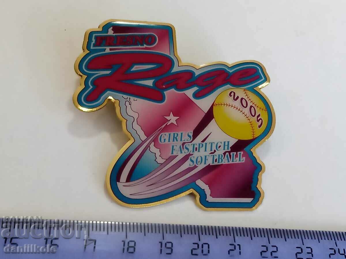 *$*Y*$* USA BADGE PIN BASEBALL SOFTBALL - SUPER - RRR *$*Y*$* with price 13.50 BGN | € 6.90 *$*Y*$* USA BADGE PIN BASEBALL SOFTBALL - SUPER - RRR *$*Y*$* with price 13.50 BGN | € 6.90