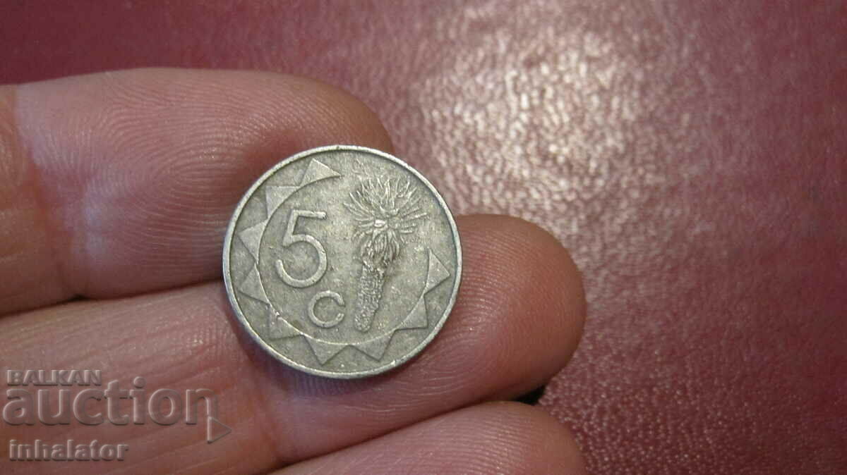 Namibia 5 cents 2007