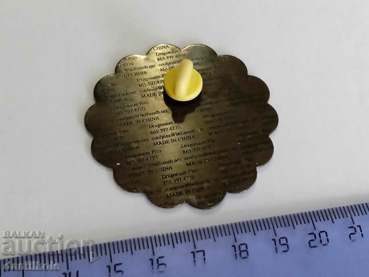 *$*Y*$* USA BADGE PIN BASEBALL SOFTBALL - SUPER - RRR *$*Y*$* - 6