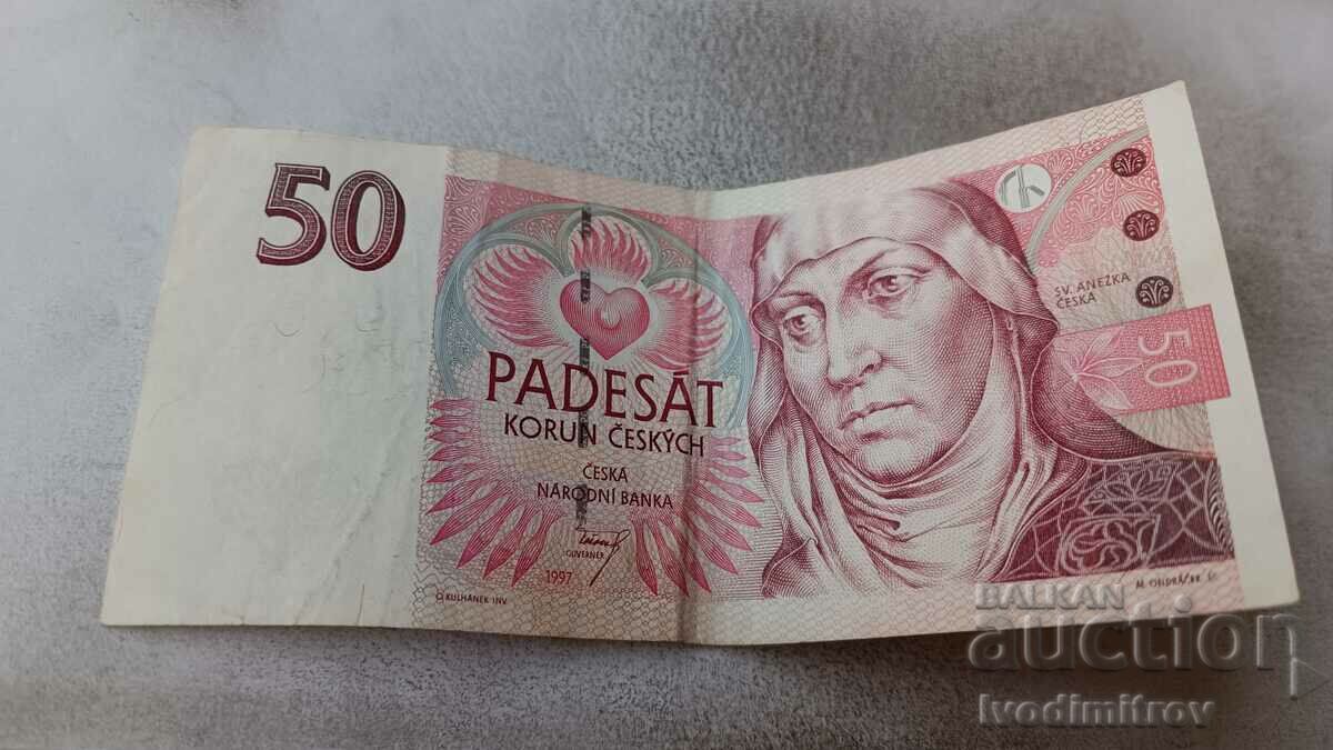 Чехия 50 крони 1997