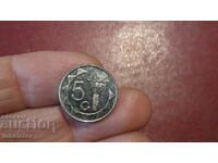 Namibia 5 cents 2015