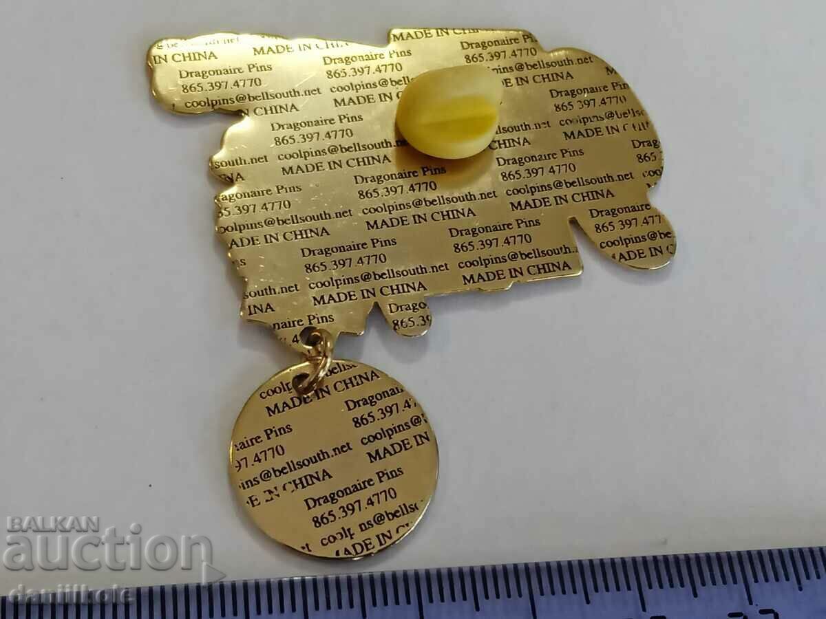 *$*Y*$* USA BADGE PIN BASEBALL SOFTBALL - SUPER - RRR *$*Y*$* - 7