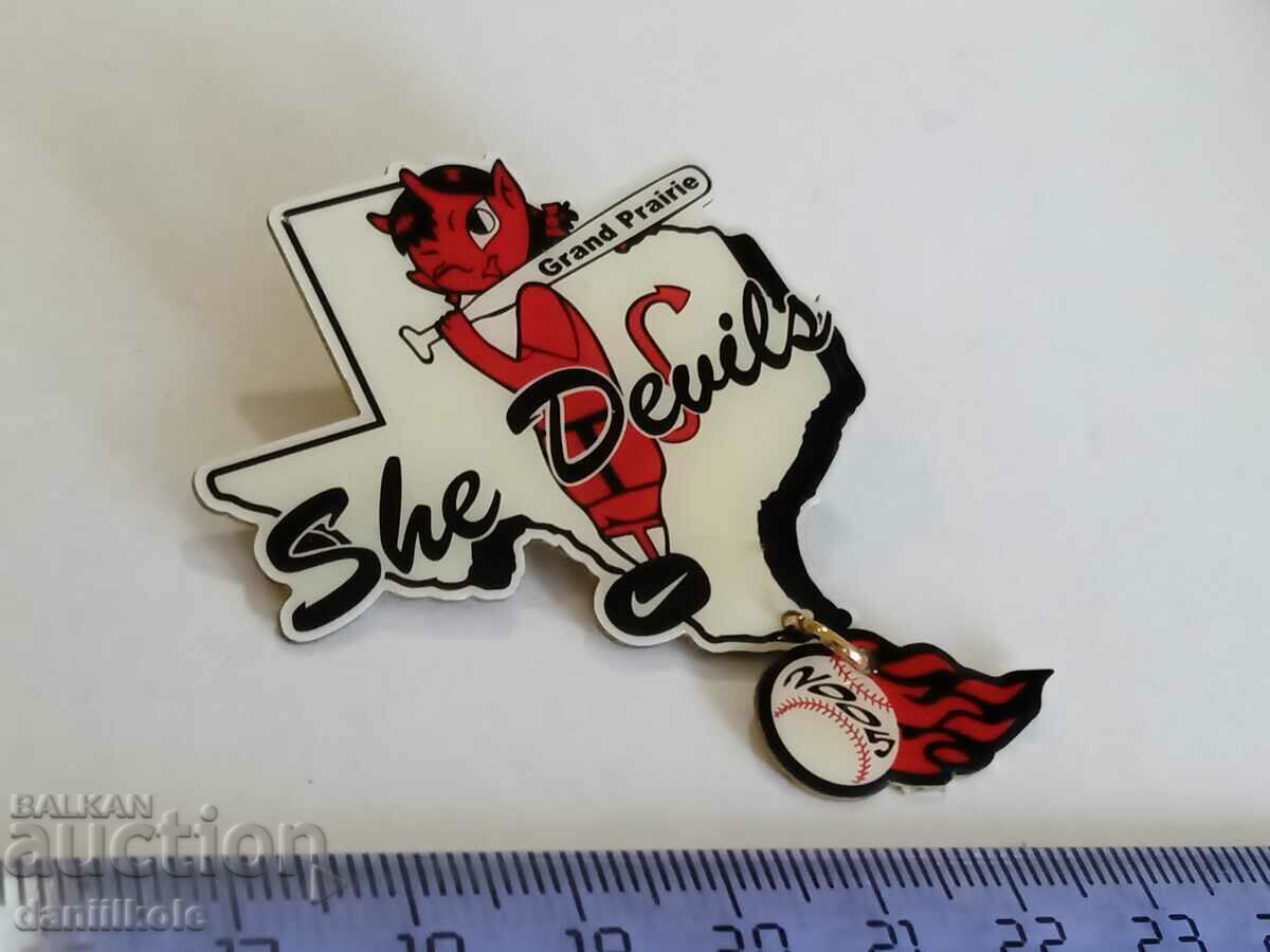*$*Y*$* USA BADGE PIN BASEBALL SOFTBALL - SUPER - RRR *$*Y*$* *$*Y*$* USA BADGE PIN BASEBALL SOFTBALL - SUPER - RRR *$*Y*$*
