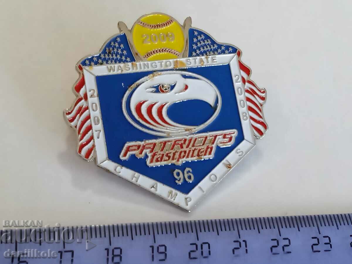 *$*Y*$* USA BADGE PIN BASEBALL SOFTBALL - SUPER - RRR *$*Y*$* with price 14.67 BGN | € 7.50 *$*Y*$* USA BADGE PIN BASEBALL SOFTBALL - SUPER - RRR *$*Y*$* with price 14.67 BGN | € 7.50