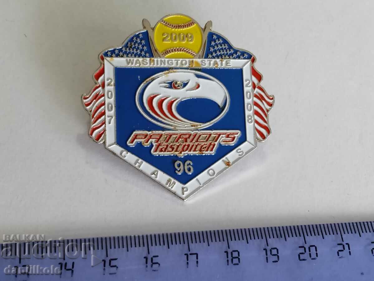 *$*Y*$* USA BADGE PIN BASEBALL SOFTBALL - SUPER - RRR *$*Y*$* - 5 *$*Y*$* USA BADGE PIN BASEBALL SOFTBALL - SUPER - RRR *$*Y*$* - 5