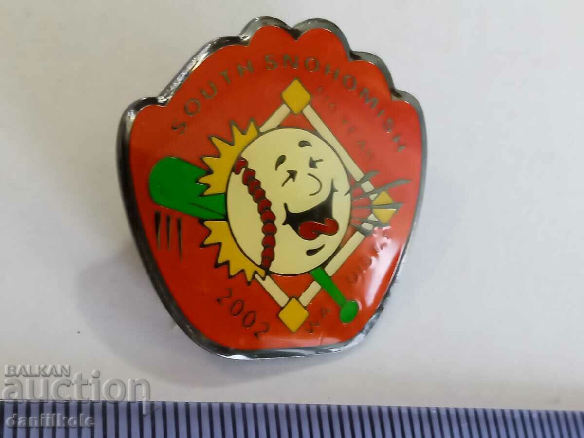 *$*Y*$* USA BADGE PIN BASEBALL SOFTBALL - SUPER - RRR *$*Y*$* *$*Y*$* USA BADGE PIN BASEBALL SOFTBALL - SUPER - RRR *$*Y*$*