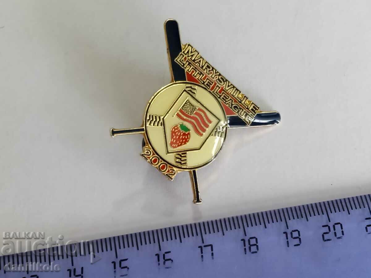 Auction *$*Y*$* USA BADGE PIN BASEBALL SOFTBALL - SUPER - RRR *$*Y*$* Auction *$*Y*$* USA BADGE PIN BASEBALL SOFTBALL - SUPER - RRR *$*Y*$*