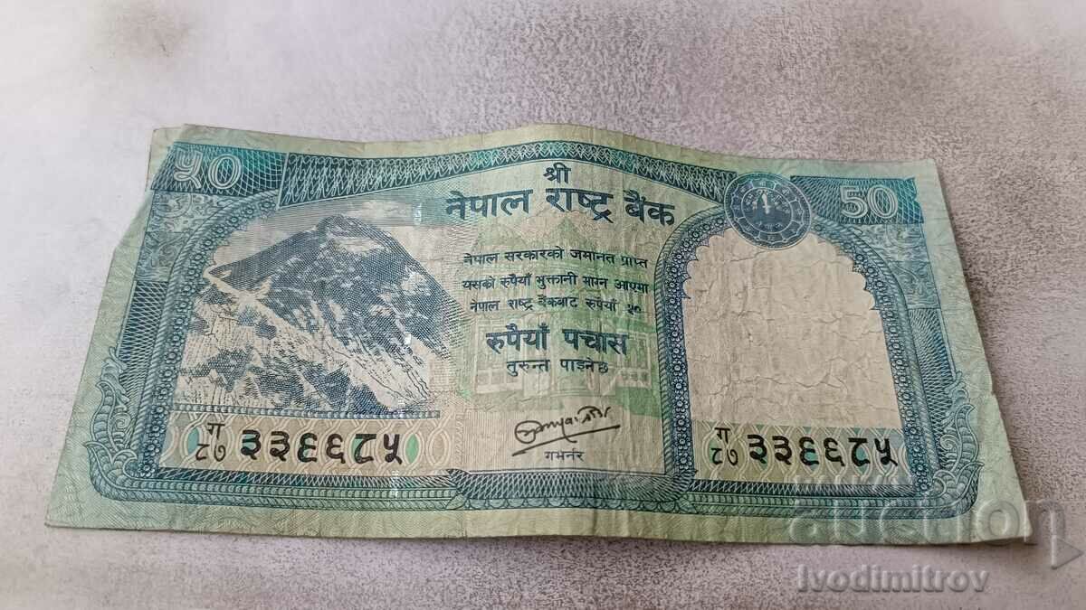 Nepal 50 de rupii