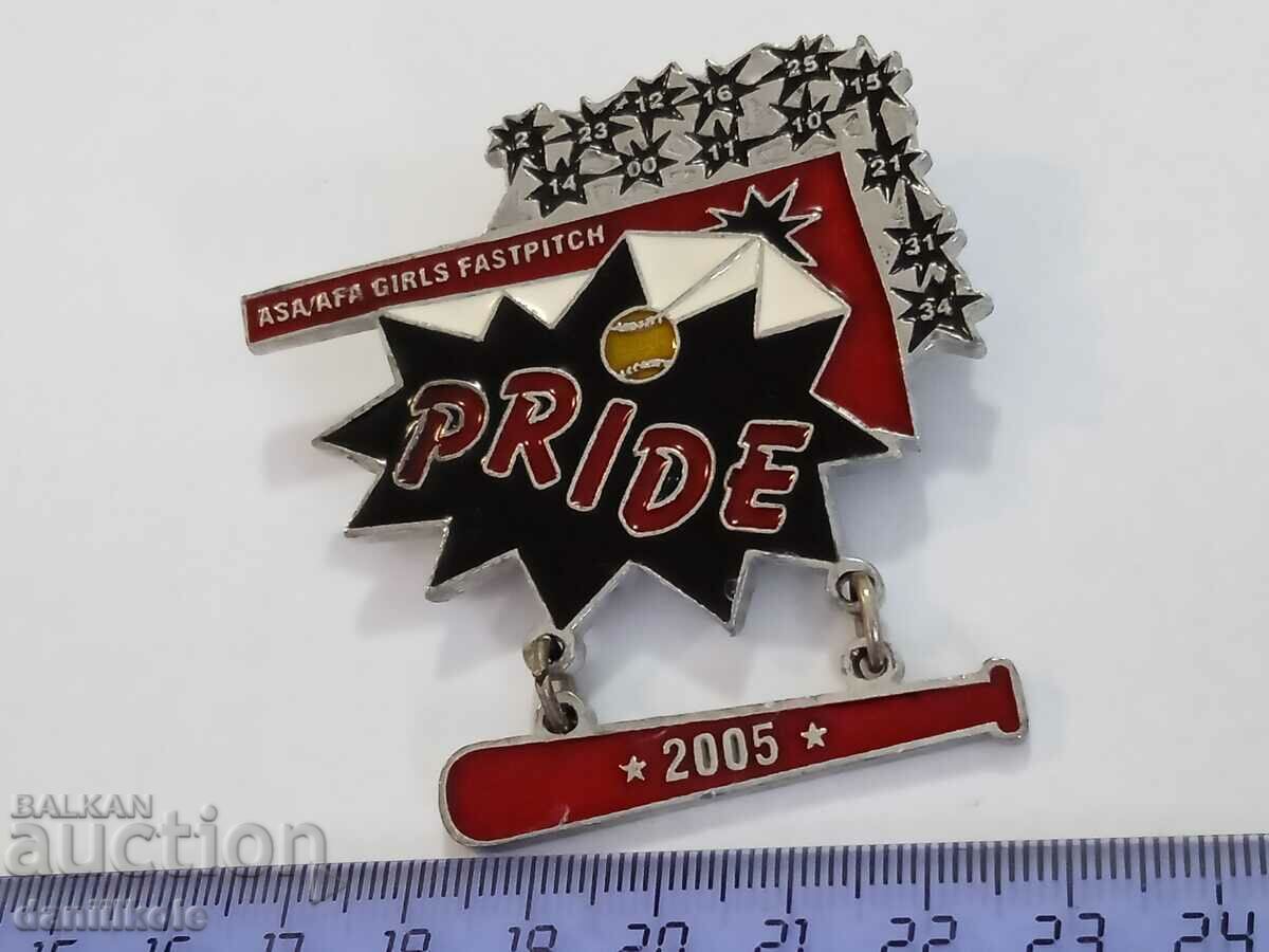 *$*Y*$* USA BADGE PIN BASEBALL SOFTBALL - SUPER - RRR *$*Y*$* with price 17.41 BGN | € 8.90 *$*Y*$* USA BADGE PIN BASEBALL SOFTBALL - SUPER - RRR *$*Y*$* with price 17.41 BGN | € 8.90