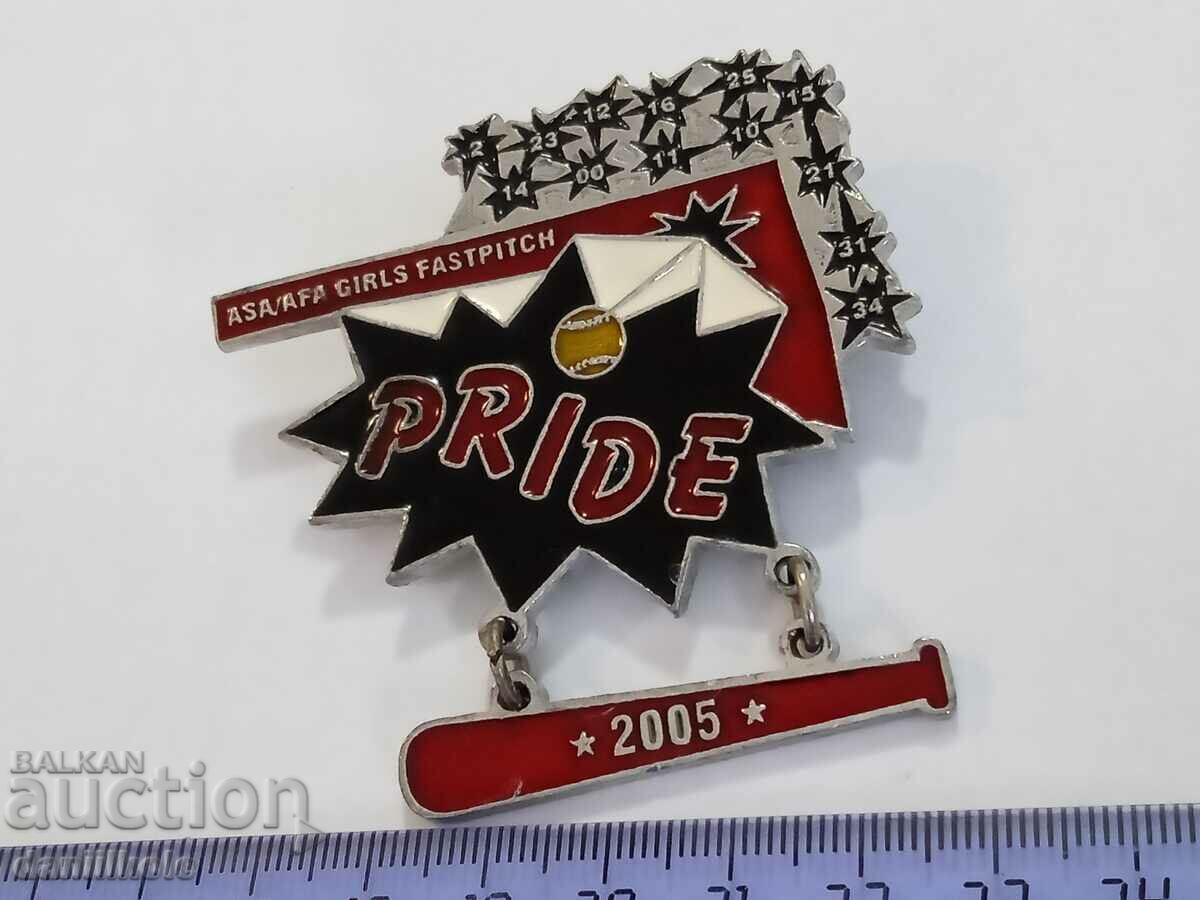 Auction *$*Y*$* USA BADGE PIN BASEBALL SOFTBALL - SUPER - RRR *$*Y*$* Auction *$*Y*$* USA BADGE PIN BASEBALL SOFTBALL - SUPER - RRR *$*Y*$*