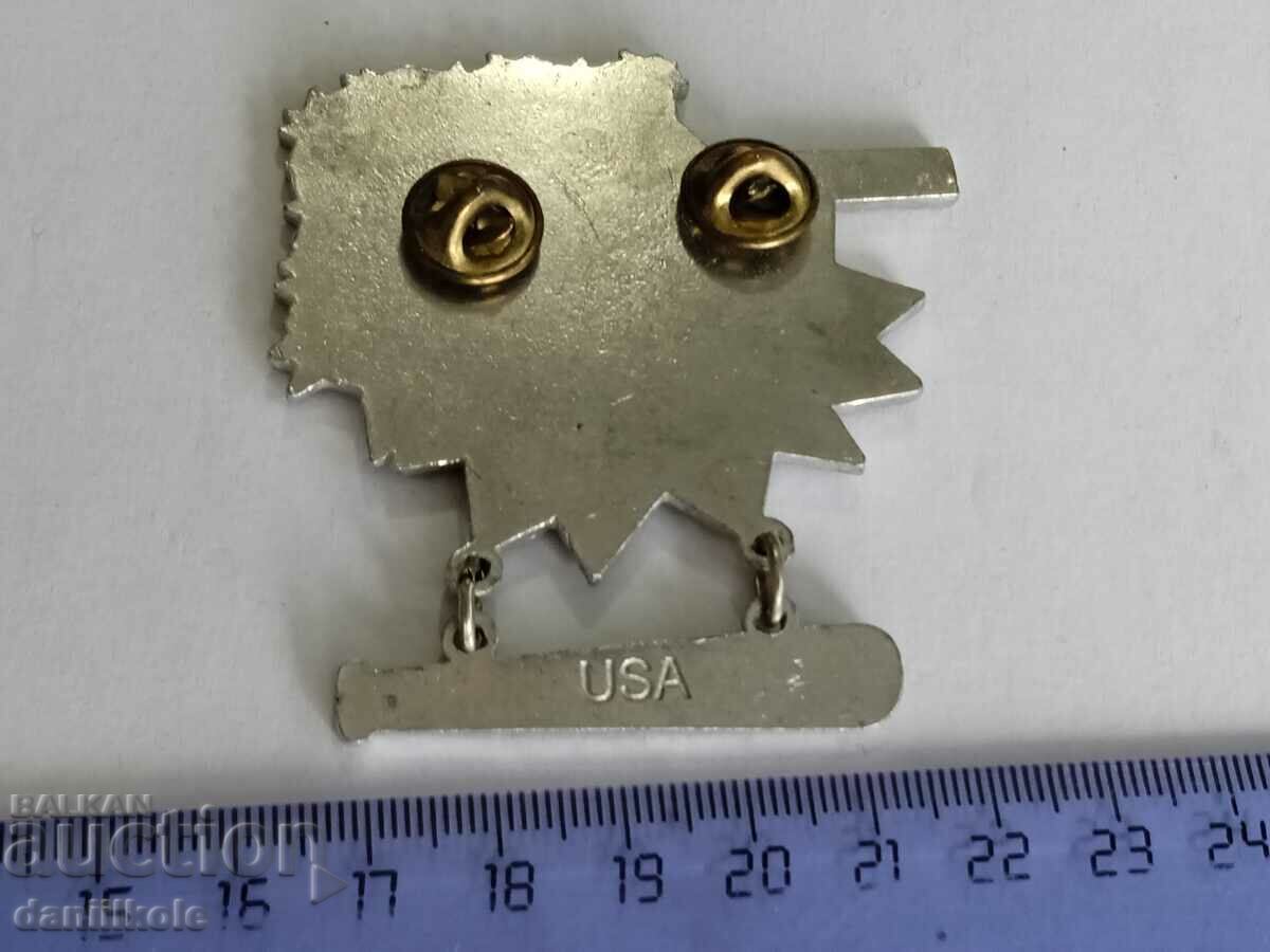*$*Y*$* USA BADGE PIN BASEBALL SOFTBALL - SUPER - RRR *$*Y*$* - 7 *$*Y*$* USA BADGE PIN BASEBALL SOFTBALL - SUPER - RRR *$*Y*$* - 7