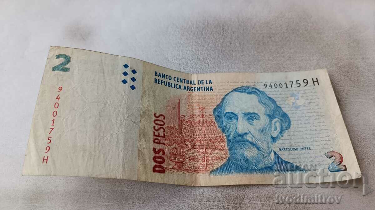 Argentina 2 pesos