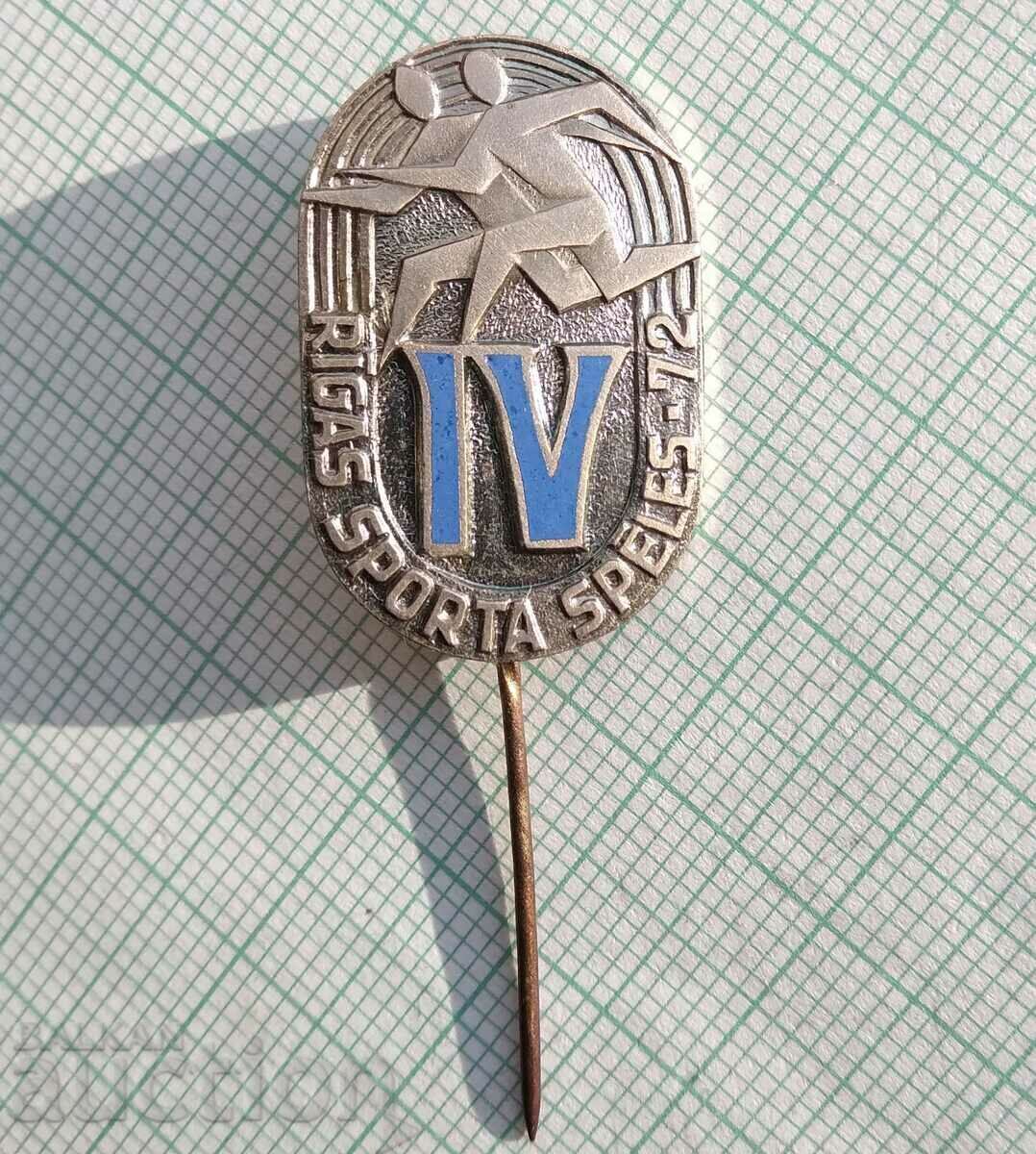 14769 Badge - Riga Sports Games 1972 - enamel with price 5.00 BGN | € 2.56 14769 Badge - Riga Sports Games 1972 - enamel with price 5.00 BGN | € 2.56