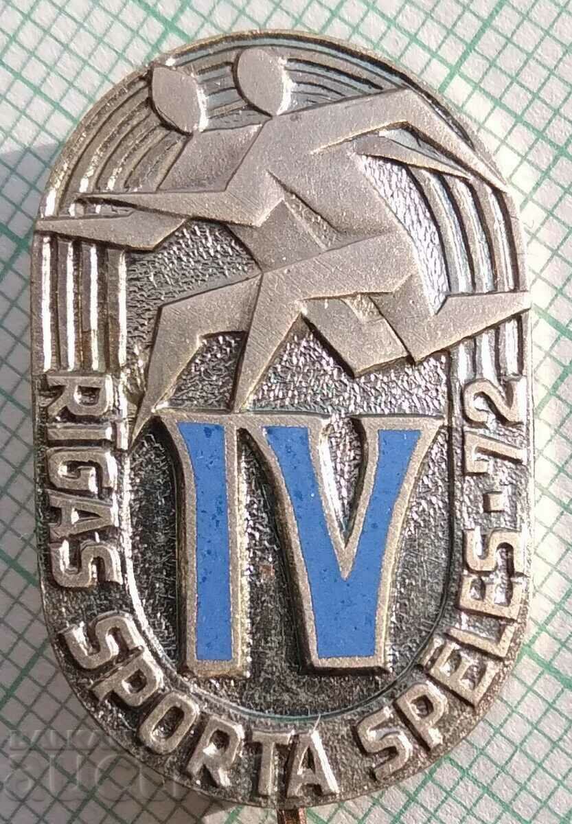 14769 Badge - Riga Sports Games 1972 - enamel