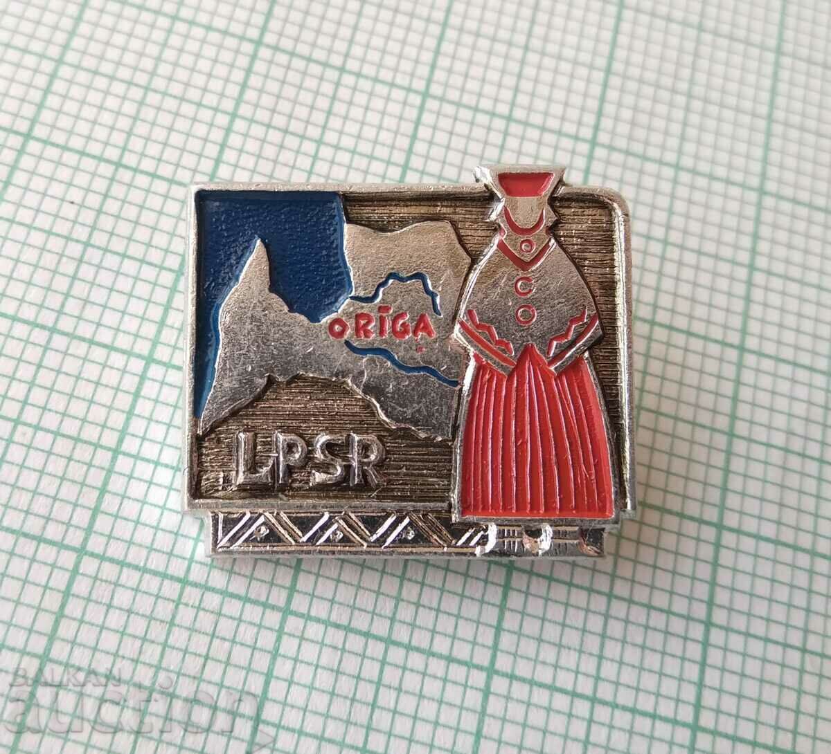 14775 Badge - Riga - folk costume with price 1.00 BGN | € 0.51 14775 Badge - Riga - folk costume with price 1.00 BGN | € 0.51