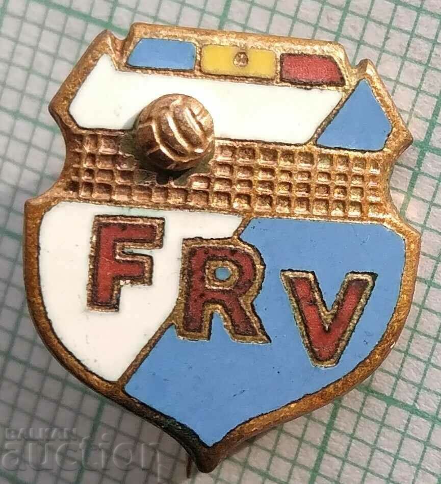 14786 - FRV Volleyball Federation of Romania - bronze enamel