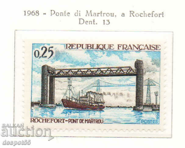 1968. France. Opening of the Martrou Bridge.
