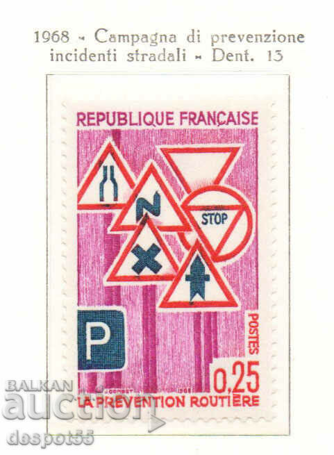1968. France. Accident prevention.