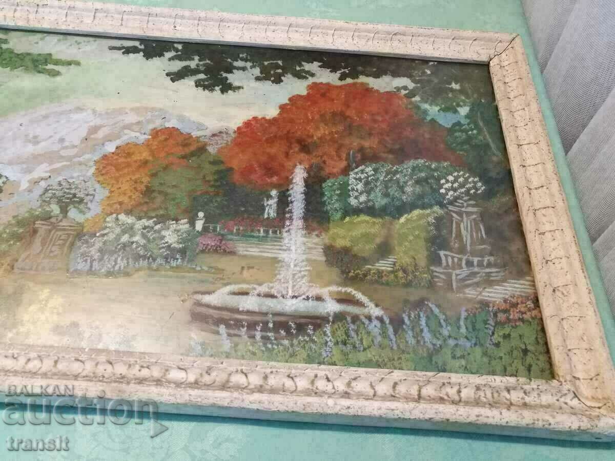 Tablo, sticla pictata 1900 - 5 Tablo, sticla pictata 1900 - 5