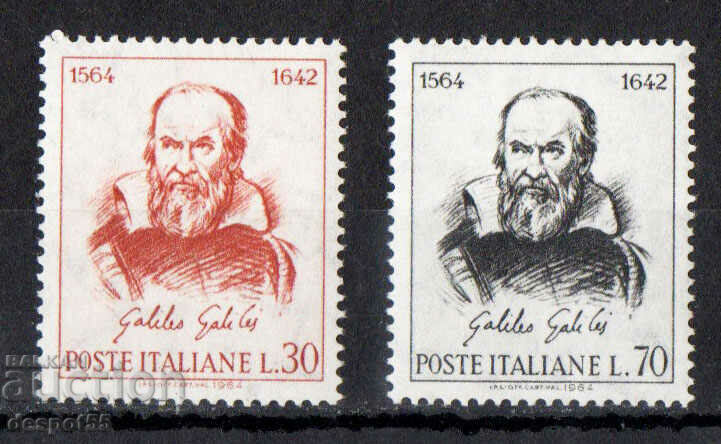 1964. Italy. 400 years since the birth of Galileo.