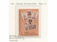 1964 Italia. Ziua timbrului poștal.