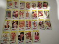 Lot Cards of chewing gum Lifeguards on the beach / Baywatch
