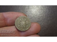 1856 год 1/2 цент Холандска Източна Индия