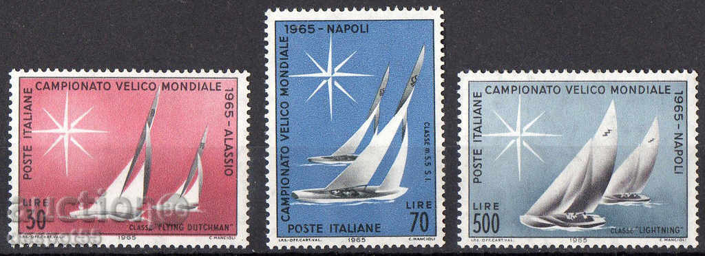 1965. Ιταλία. Παγκόσμιο Πρωτάθλημα Yachting.