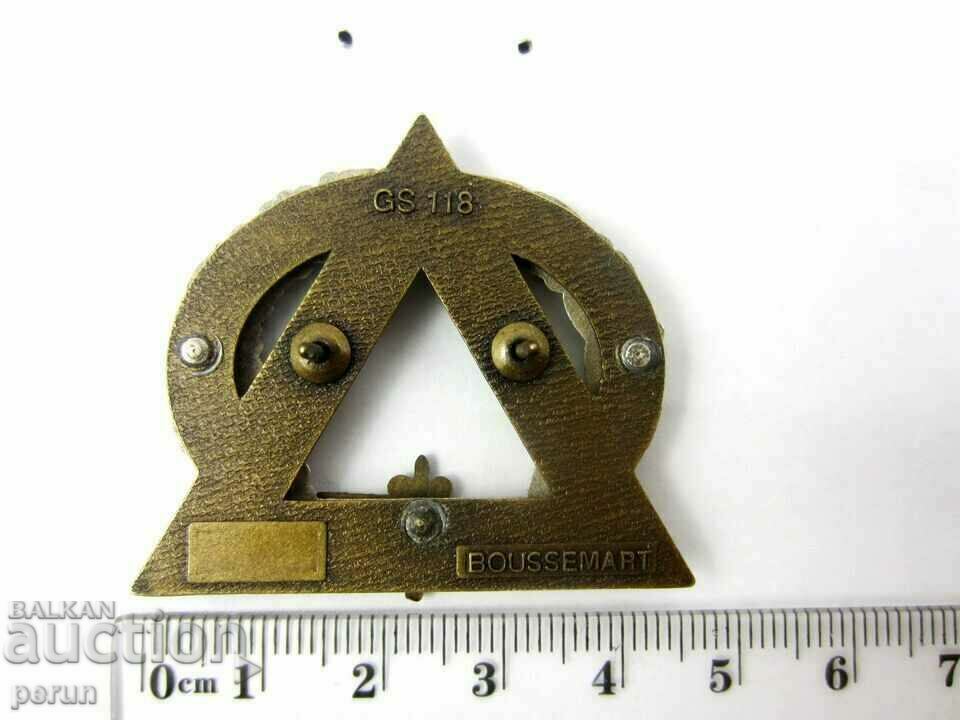 Auction FRENCH MILITARY BADGE - NAVAL BASE - INSTRUCTOR - NUMBER Auction FRENCH MILITARY BADGE - NAVAL BASE - INSTRUCTOR - NUMBER