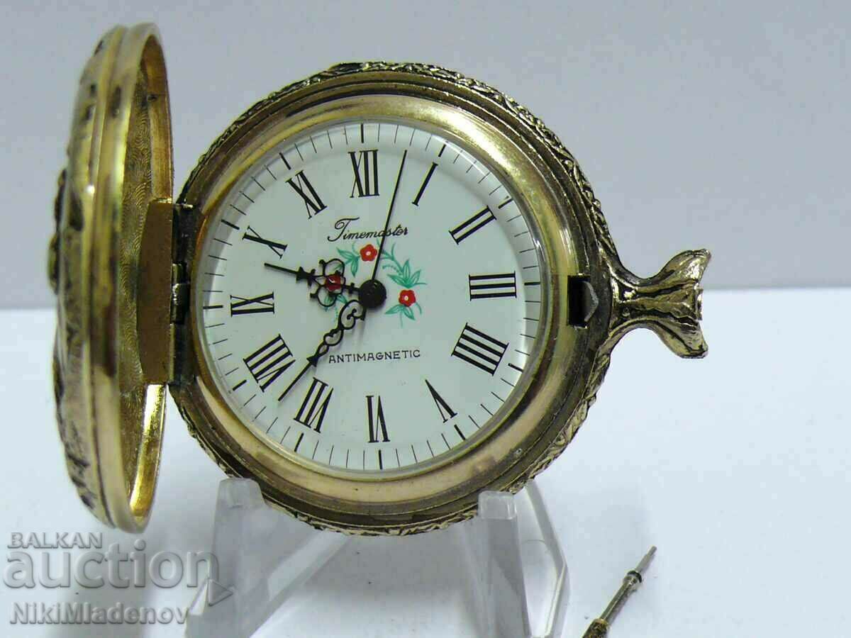 Ceas de buzunar TIMEMASTER cu capac