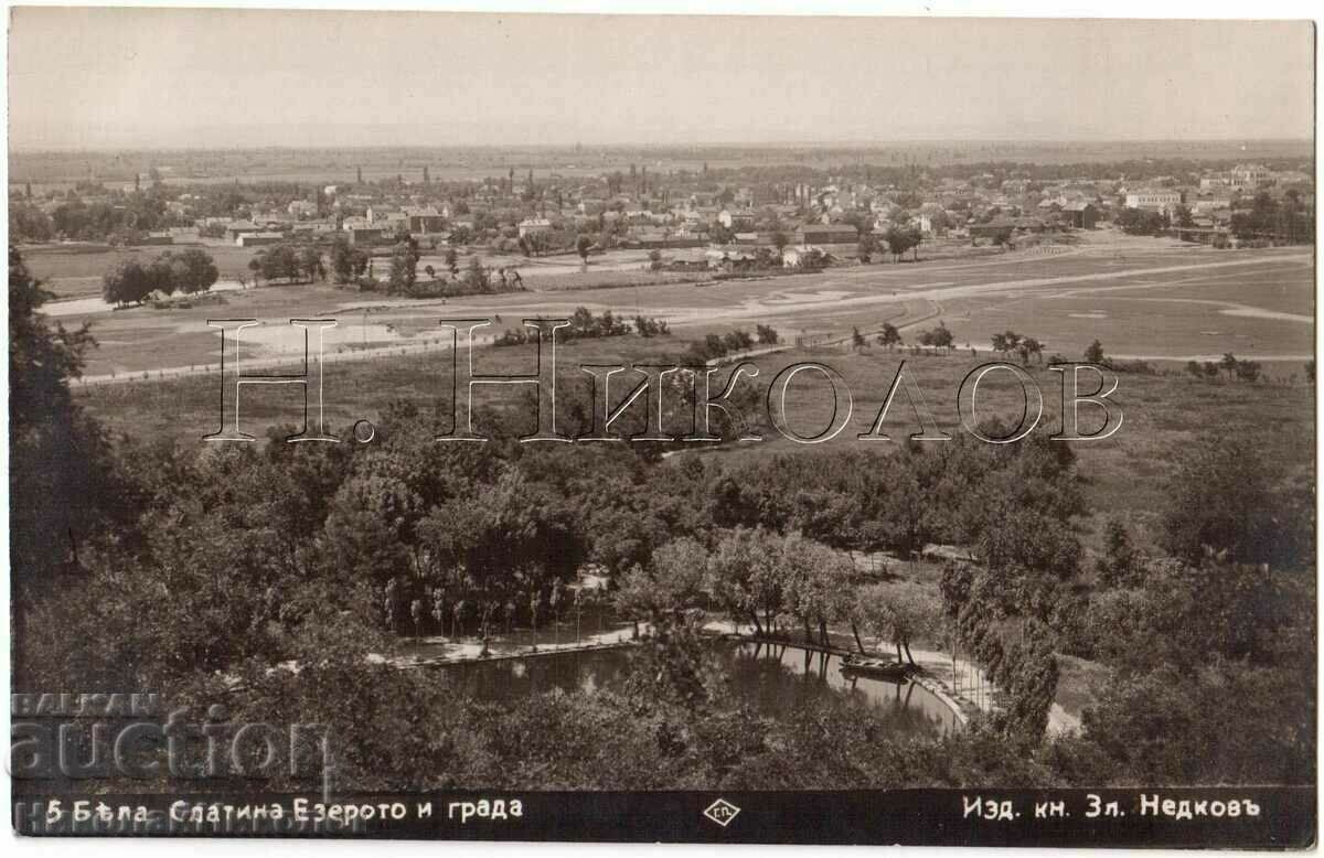 1929 OLD CARD WHITE SLATINA GENERAL VIEW G619