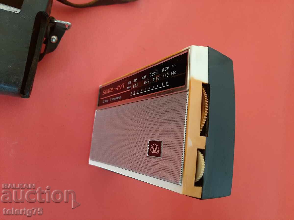 Old Retro Russian Soviet Radio-'SOKOL-403'-DV/SV - 5 Old Retro Russian Soviet Radio-'SOKOL-403'-DV/SV - 5