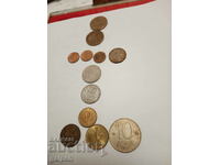 LOT OF COINS - MIXED - 11 pcs. - BGN 1.1