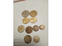 LOT OF COINS - BULGARIA - 10 pcs. - BGN 1