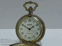 HENRY cap pocket watch, working