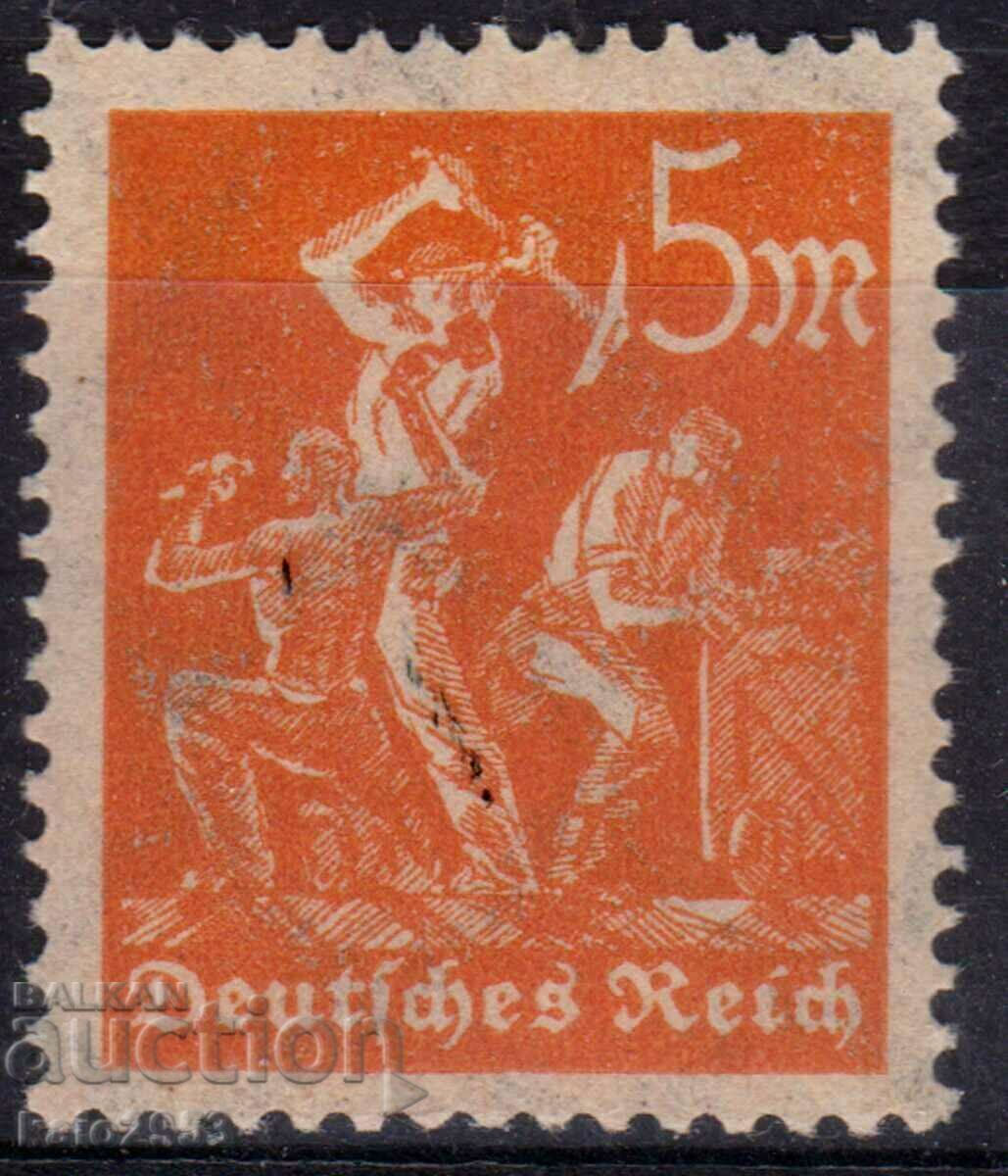 Germany/Reich-1923-Regular-"Workers", MNH