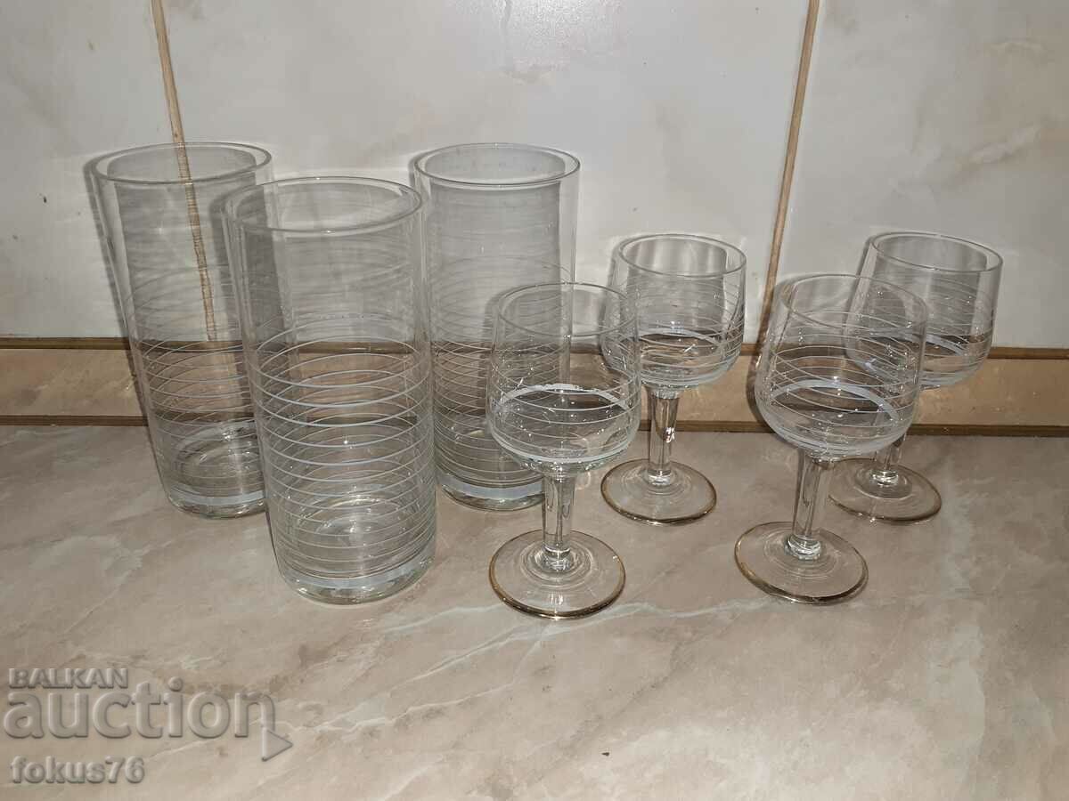 Lot of glass cups with price 39.00 BGN | € 19.94 Lot of glass cups with price 39.00 BGN | € 19.94